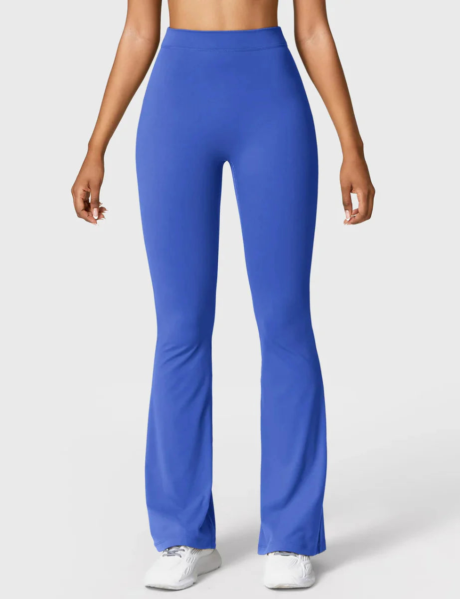Curve® V - Back Flare Leggings – Königsblau (31,5") - LEVEFIT