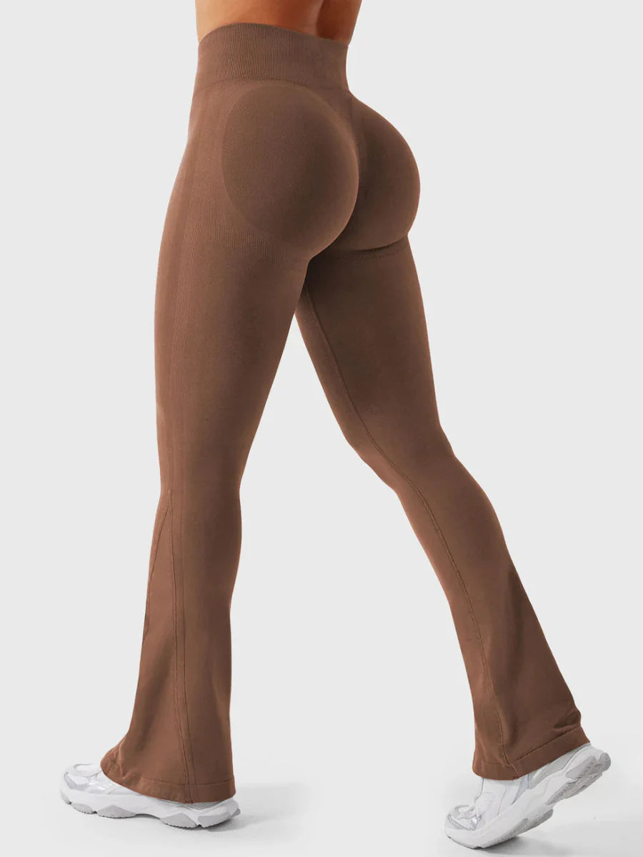 Flow® Mini Flare Leggings – Schokoladenbraun (29.5") - LEVEFIT