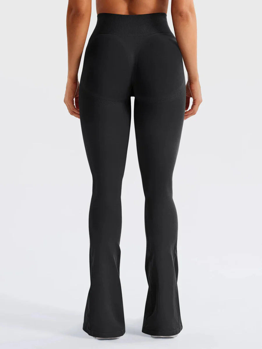 Flow® Mini Flare Leggings – Schwarz (32") - LEVEFIT