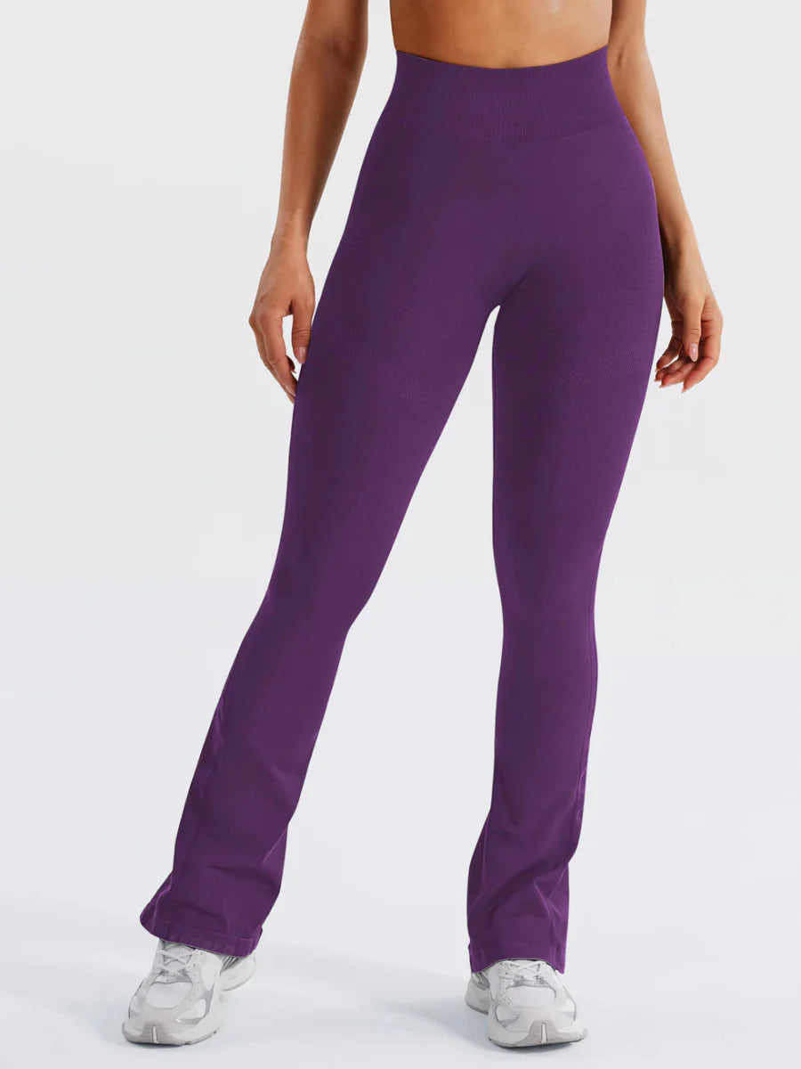 Flow® Mini Flare Leggings – Traubenlila (29.5") - LEVEFIT