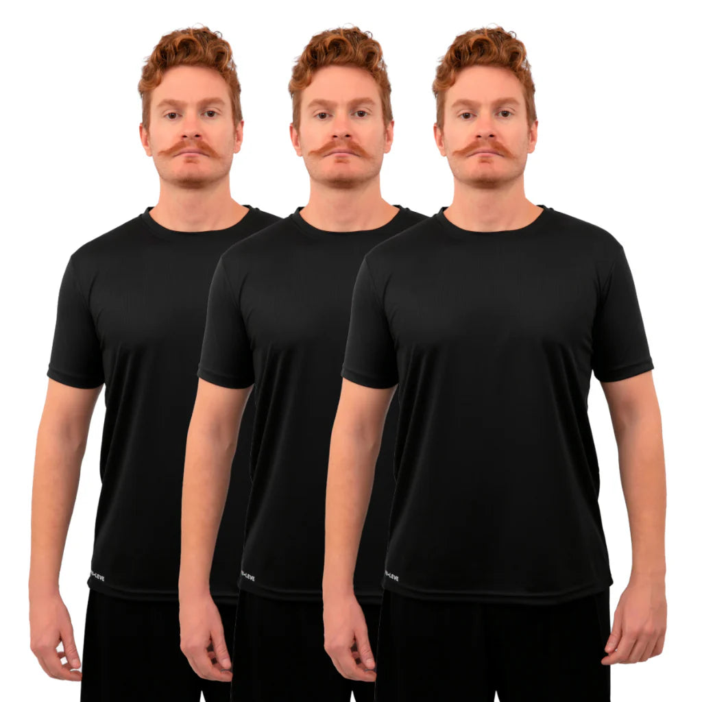 Kit 3 T-Shirt Tecnologica - Anti Suor e Anti Odor