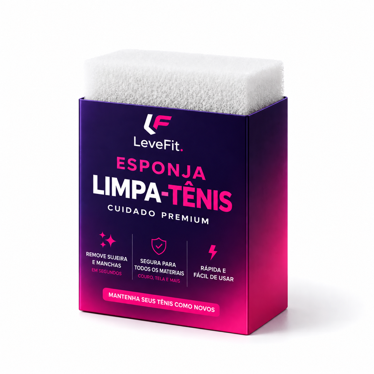Esponja Limpa Tênis LeveFit