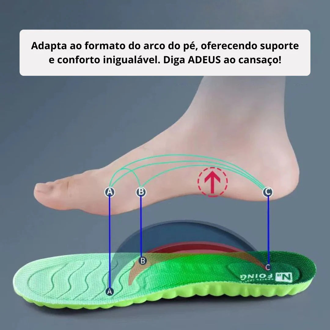 Palmilha em Gel 4D