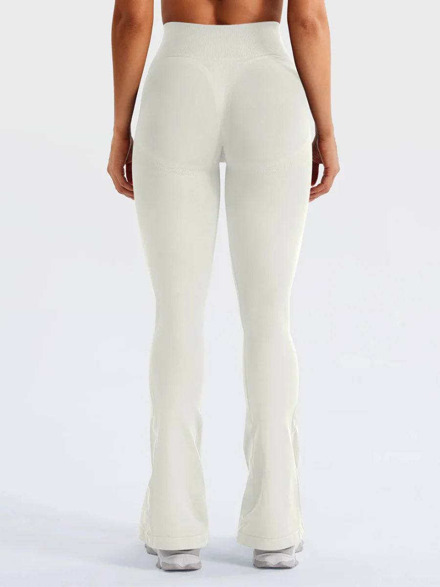 Flow® Mini Flare Leggings – Cremeweiß (29.5") - LEVEFIT