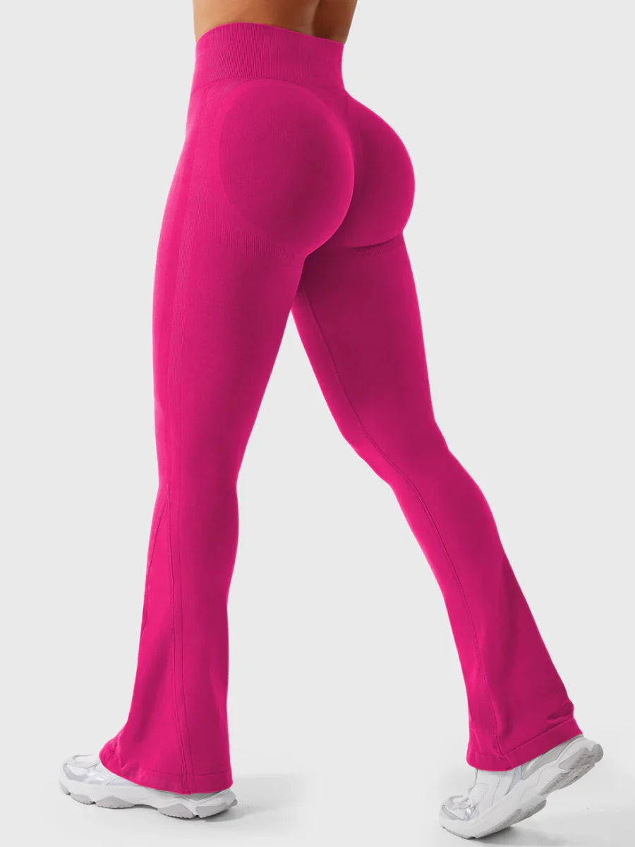 Flow® Mini Flare Leggings – Himbeerrosa (29.5") - LEVEFIT