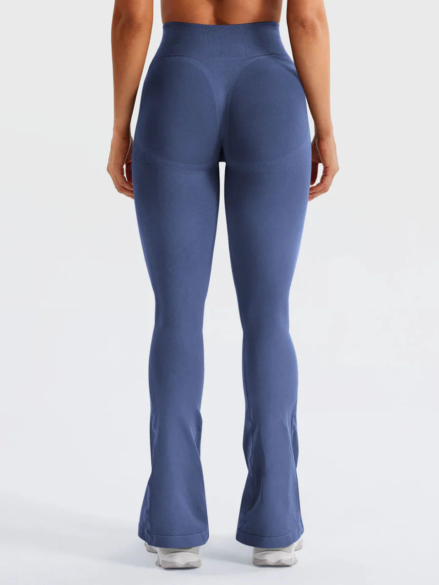 Flow® Mini Flare Leggings – Rauchblau (29.5") - LEVEFIT