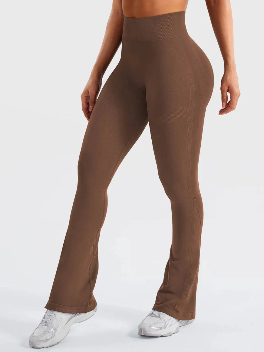 Flow® Mini Flare Leggings – Schokoladenbraun (29.5") - LEVEFIT