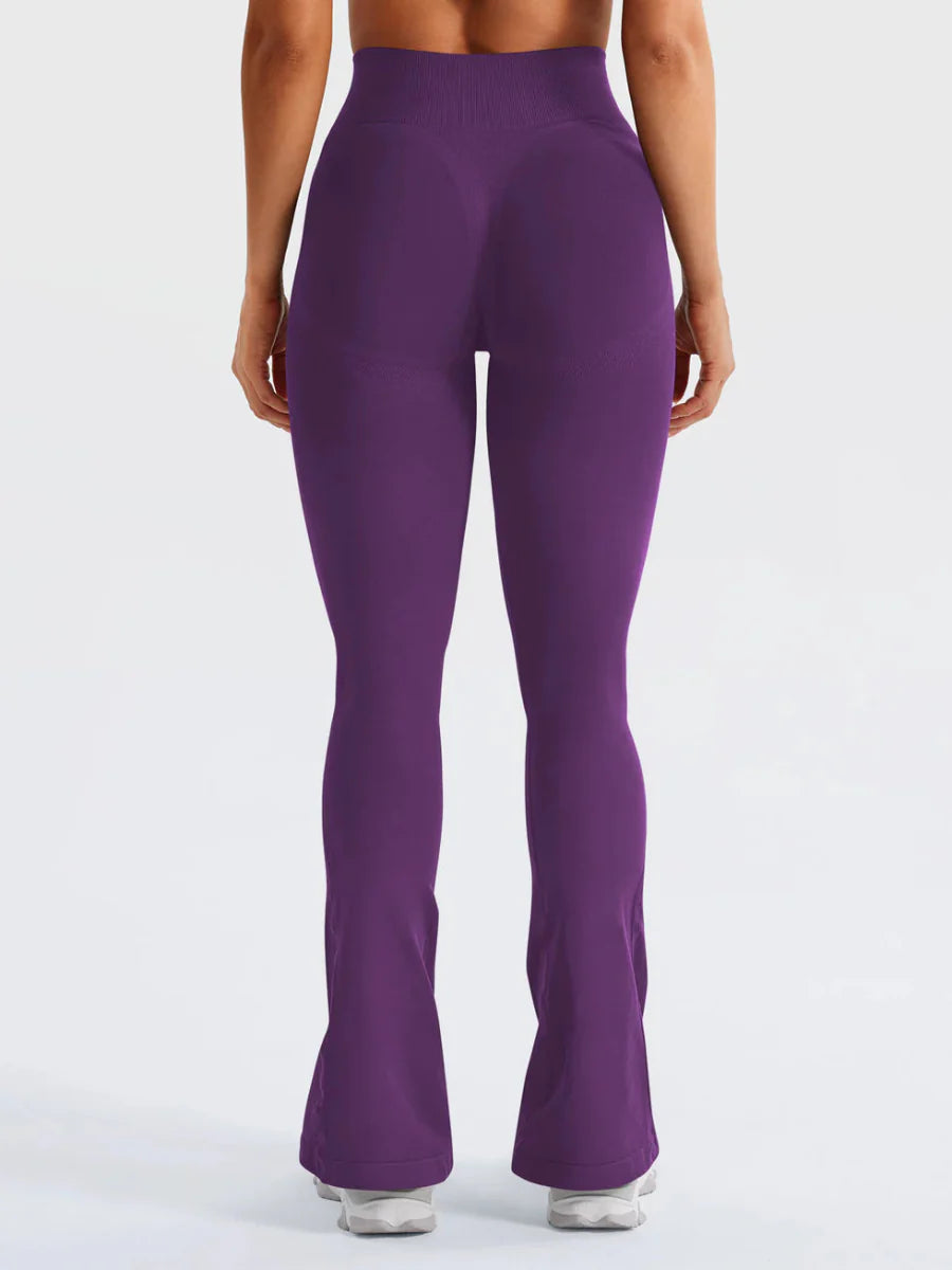 Flow® Mini Flare Leggings – Traubenlila (29.5") - LEVEFIT