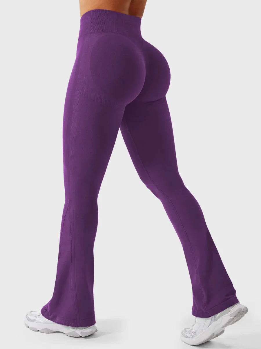 Flow® Mini Flare Leggings – Traubenlila (29.5") - LEVEFIT