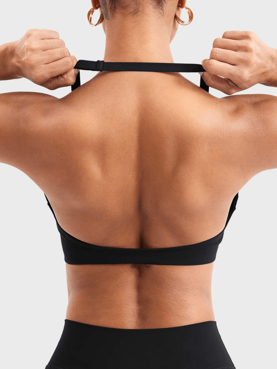 MELISY™ Twist Halter Bra - LEVEFIT