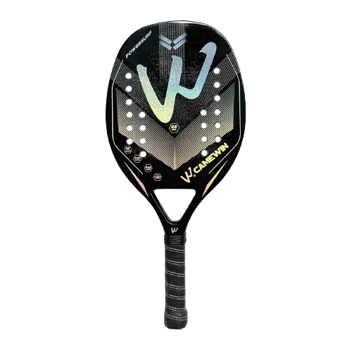 Raquete de Beach Tennis Camewin - Fibra de Carbono